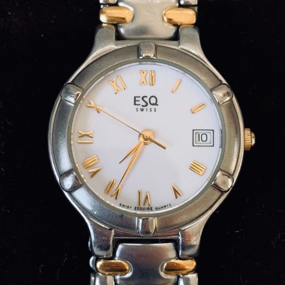 ESQ MOVADO Esquire Ladies Watch 18k gold Plated